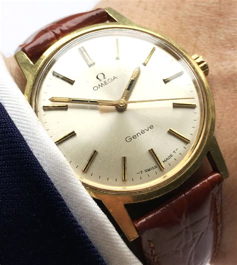 omega genève vintage watch.